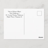 Mooie berg Shasta... Briefkaart (Achterkant)