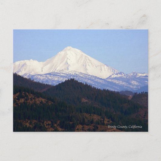 Mooie berg Shasta... Briefkaart (Voorkant)