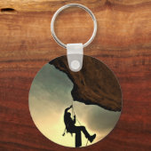 Mooie bergbeklimmer sleutelhanger (Voorkant)
