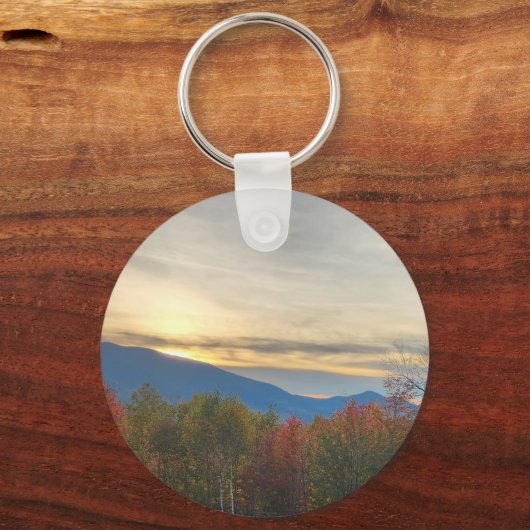 Mooie bergen sereniteit gebed Sleutelhanger (Achterkant)