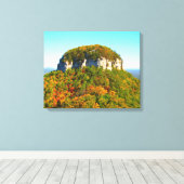 Mooie berglandschap canvas afdruk (Insitu (Houten vloer))