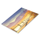 Mooie berglandschap notitieblok (Schuin)