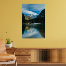 Mooie bergmeer Zgornje Jezersko Slo Poster