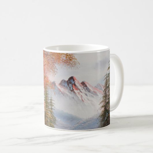 Mooie bergplaats koffiemok (Voorkant rechts)