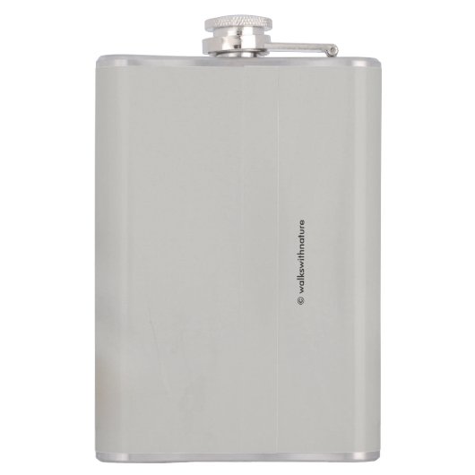 Mooie bergvogel op de Tansy Heupfles (Achterkant)