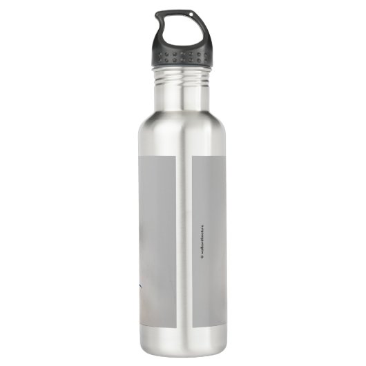 Mooie bergvogel op Tansy Waterfles (Achterkant)