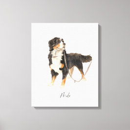 Mooie Berner Sennenhond genaamd Milo Canvas Afdruk