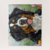 Mooie Berner Sennenhond Legpuzzel (Verticaal)