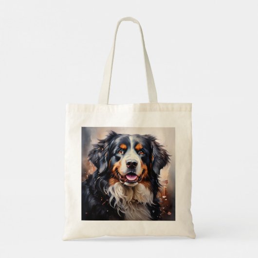 Mooie Berner Zwitserse Sennenhond Tote Bag (Achterkant)