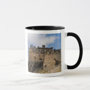 Mooie beroemde reusachtige Edinburgh Castle in Mok