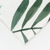 Mooie Berry en Branches Waterverf Winter Fleece Deken (Hoek)