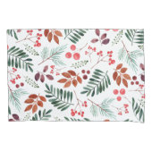 Mooie Berry en Branches Waterverf Winter Kussensloop (Voorkant)