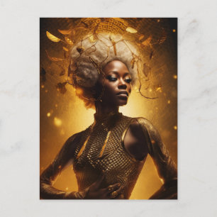 Mooie beschermer van de honingbijen briefkaart