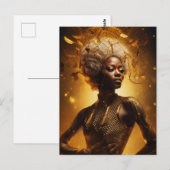 Mooie beschermer van de honingbijen briefkaart (Voorkant / Achterkant)