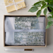 Mooie besneeuwde Ierse Wolfshond Scene Tissue Pape Tissuepapier (Geschenk)