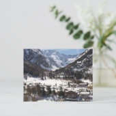 Mooie besneeuwde Lillaz in het Briefkaart van de A (Staand voorkant)