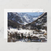 Mooie besneeuwde Lillaz in het Briefkaart van de A (Voorkant / Achterkant)