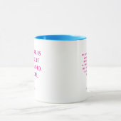 Mooie Beste Leraar Ooit Roze Liefde Mok (Midden)