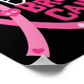 Mooie beste vriend borstkanker overlevende poster (Hoek)