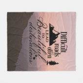 Mooie bestemmingen fleece deken (Voorkant (Horizontaal))