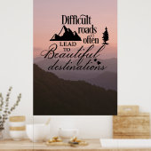 Mooie bestemmingen poster (Keuken)