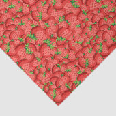 Mooie betegelde aardbeipatroon tissuepapier (Detail)
