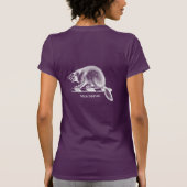 MOOIE BEVER - WIT -.png T-shirt (Achterkant)