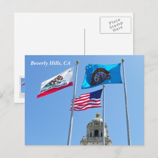 Mooie Beverly Hills Briefkaarten! Briefkaart (Voorkant / Achterkant)