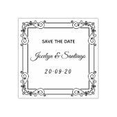 Mooie Bewaar de datum Rubberstempel (Afrduk)