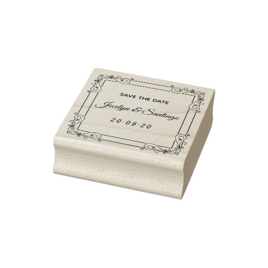 Mooie Bewaar de datum Rubberstempel (Stempel)