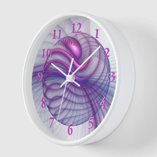 Mooie bewegingen Abstract fractaal kunstlicht roze (Hoek)