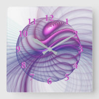 Mooie Bewegingen Abstracte Fractale Kunst Roze