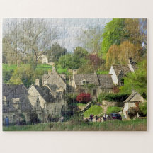Mooie Bibury, Cotswolds, UK Jigzaag Puzzle