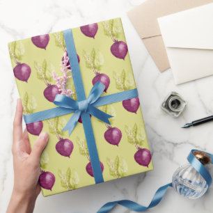 Mooie Bietwaterverfpatroon Cadeaupapier