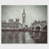 Mooie Big Ben House in Londen Cadeaupapier (Vlak)