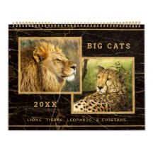 Mooie Big Cats Photo Afbeelding Calendar