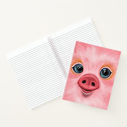 Mooie Biggen Notitieboek (Binnen)