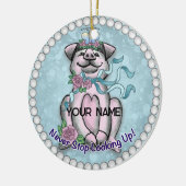 Mooie Biggetje Keramisch Ornament (Links)
