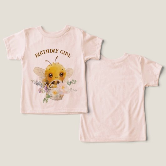 Mooie bij (Ontwerp Voorkant & Achterkant)