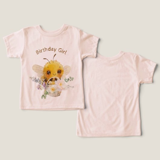 Mooie bij (Ontwerp Voorkant & Achterkant)