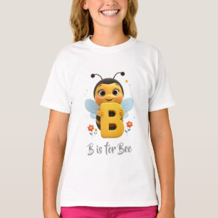 Mooie Bij Kinderen T-Shirt B is voor Bij Alfabet