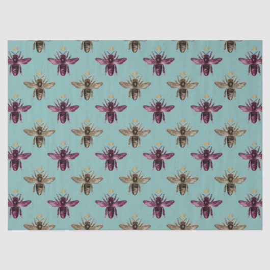 Mooie Bij Serie Design 10 Tissue Papier (Voorkant)