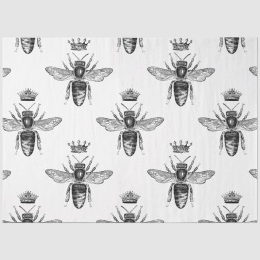 Mooie Bij Serie Design 31 Tissuepapier (Voorkant)