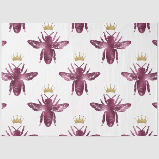 Mooie Bij Serie Design 34 Tissuepapier (Voorkant)