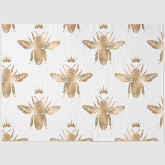 Mooie Bij Serie Design 39 Tissuepapier (Voorkant)