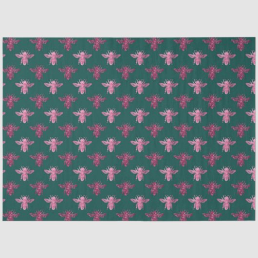Mooie Bij Serie Design 45 Tissuepapier (Voorkant)