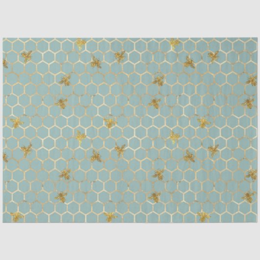 Mooie Bij Serie Design 48 Tissuepapier (Voorkant)