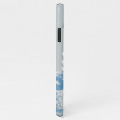 Mooie Bijbel Verse Wolken Fotosjabloon Aangepast iPhone Hoesje (Rechterkant)