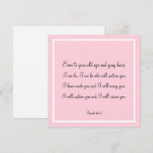 Mooie Bijbelvers citat uit Jesaja 46:4 (Voorkant / Achterkant)