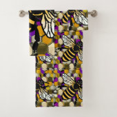 Mooie bijen bad handdoek (Insitu)